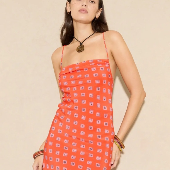 BOTEH | RANI SILK BIAS MAXI SLIP DRESS MULTICOLOR (Multiple Sizes) - Picture 4 of 4